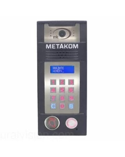 Многоабонентый антивандальный блок вызова со встроенной гибридной видеокамерой Метаком MК2018-TMRFGVH в Кемерово Блоки вызова многоабонентные Pintop.ru