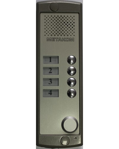 Блок вызова домофона Метаком MK4-K-RF в Кемерово Блоки вызова многоабонентные Pintop.ru