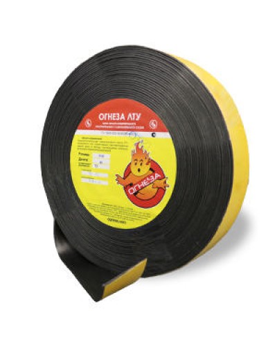 Лента термоуплотнительная Огнеза ОГНЕЗА-ЛТУ 2*50 мм., рулон 25 пог.м. в Кемерово Дополнительное оборудование пожаротушения Pintop.ru