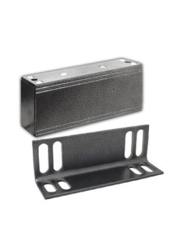 Замок электромагнитный Олевс М1-500 с уголком серебряный антик в Кемерово Электромагнитные замки Pintop.ru