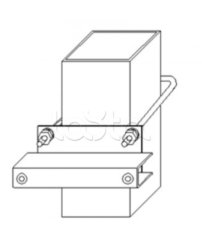 Узел крепления блоков подключения и управления БД-НР, БМ-НР, БУПР извещателей Омега-микродизайн УЗК-КС 80 в Кемерово Кронштейны и планки для извещателей Pintop.ru