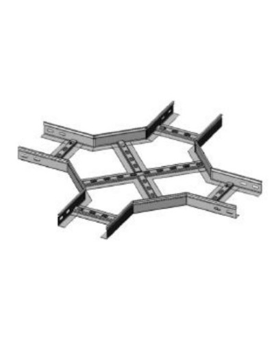 Ответвитель X-образный 100х50 (1,2) для лестничного лотка ПожТехКабель (651-900) в Кемерово Кабельные лотки Pintop.ru