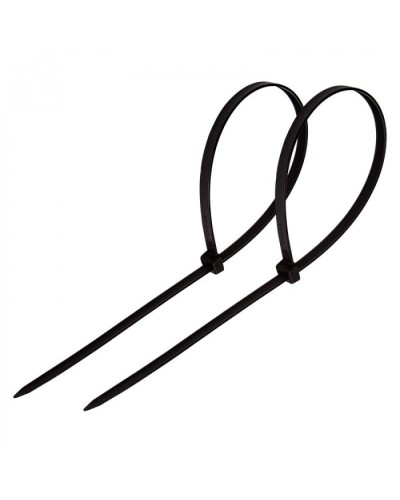 Стяжка нейлоновая неоткрывающаяся, безгалогенная (halogen free) 150x3.6мм, черная (100 шт) в Кемерово Стяжки-хомуты Pintop.ru