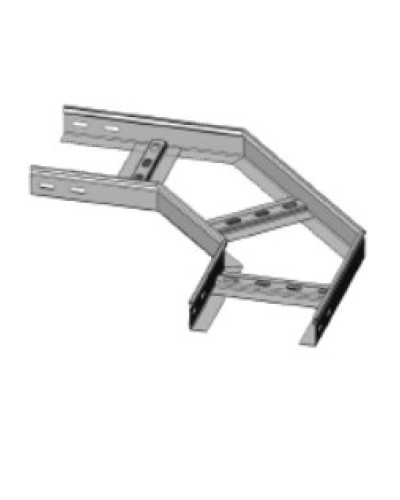 Угол горизонтальный 90° 500х80 (1,2) для лестничного лотка ПожТехКабель (650-516) в Кемерово Кабельные лотки Pintop.ru