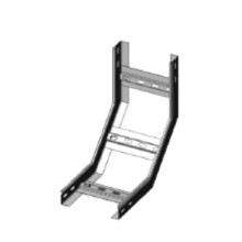 Угол вертикальный внутренний 90° 400х100 (1,2) для лестничного лотка ПожТехКабель (650-921)