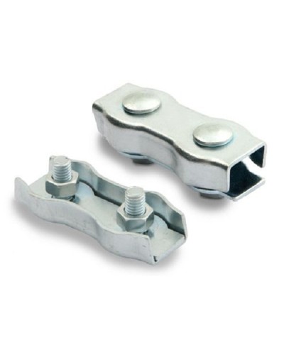 Зажим троса D5 двойной ПожТехКабель (890-503) в Кемерово Трос и аксессуары Pintop.ru