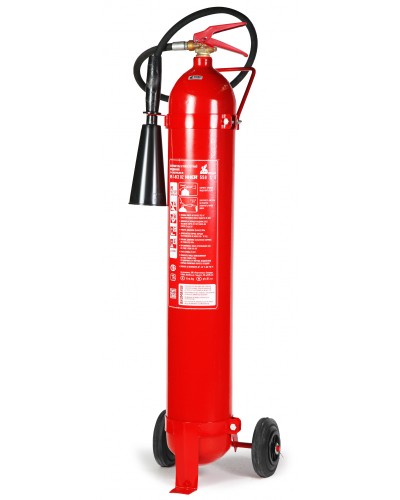 Огнетушитель углекислотный ПОЖТЕХНИКА ОУ-7 ИНЕЙ РФ на шасси (70В, С, Е, до 10 000V) баллон по ГОСТ 949 в Кемерово Огнетушители Pintop.ru