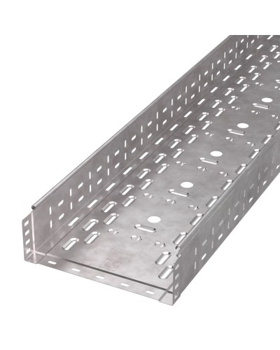 Лоток перфорированный Стандарт HDZ 300х100х3000 (1,0 мм) (6 м/уп) Промрукав (PR16.2466) в Кемерово Кабельные лотки Pintop.ru