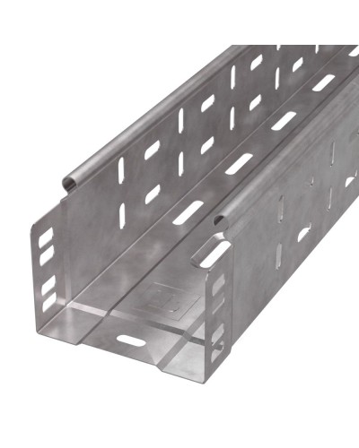 Лоток перфорированный Стандарт HDZ 100х80х3000 (1,0 мм) (6 м/уп) Промрукав (PR16.2459) в Кемерово Кабельные лотки Pintop.ru