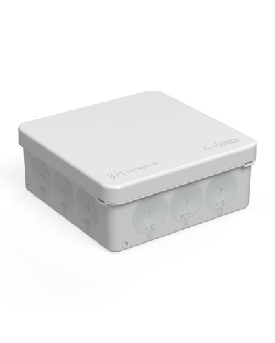 Коробка распред. 60-0303м двухкомп. безгалогенная (HF) 100х100х40 (8шт/уп) Промрукав (60-0303м) в Кемерово Распределительные коробки Pintop.ru