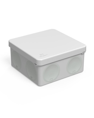 Коробка распред. 60-0300м двухкомп. безгалогенная (HF) 100х100х50 (8шт/уп) Промрукав (60-0300м) в Кемерово Распределительные коробки Pintop.ru