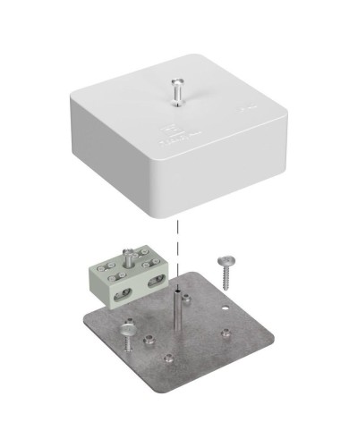 Коробка огнест. разветвительная 75х75х30 (87 шт/кор) Промрукав (40-0450-FR6.0-4-2-Р) в Кемерово Распределительные коробки Pintop.ru