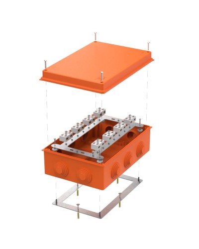 Коробка огнест. 260х175х90 (7 шт/кор) Промрукав (40-0330-FR6.0-4-16-Р) в Кемерово Распределительные коробки Pintop.ru