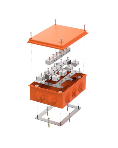 Коробка огнест. для о/п 40-0320-FR10.0-28 Е15-Е120 RAL2004 200х150х75 (5 шт/кор) Промрукав (40-0320-FR10.0-28) в Кемерово Распределительные коробки Pintop.ru