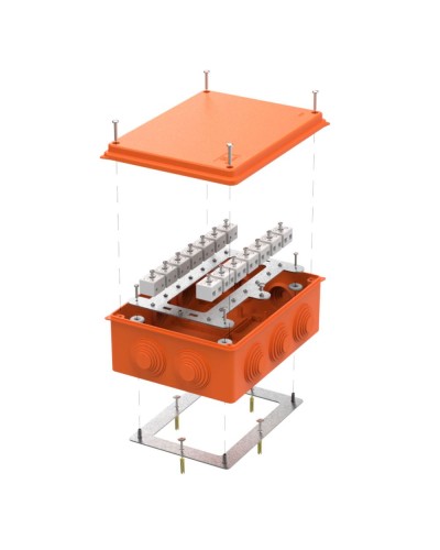 Коробка огнест. для о/п 40-0320-FR6.0-28 Е15-Е120 RAL2004 200х150х75 (5 шт/кор) Промрукав (40-0320-FR6.0-28) в Кемерово Распределительные коробки Pintop.ru