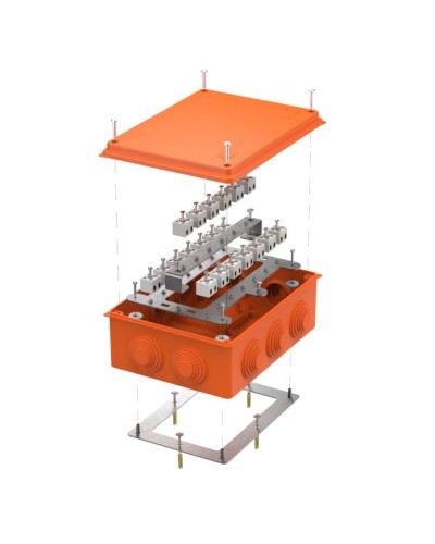 Коробка огнест. для о/п 40-0320-FR2.5-40 Е15-Е120 RAL2004 200х150х75 (5 шт/кор) Промрукав (40-0320-FR2.5-40) в Кемерово Распределительные коробки Pintop.ru