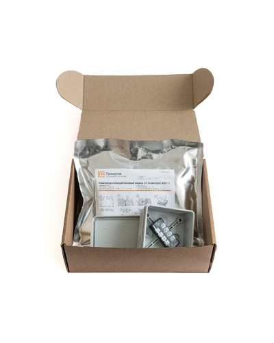 Коробка распред. двухкомп. (HF) 80х80х40 серая Промрукав (PR80.0174) в Кемерово Распределительные коробки Pintop.ru