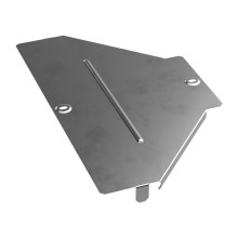 Крышка переходника симметричного Стандарт INOX (AISI 304) 400х150 Промрукав (PR16.5975)