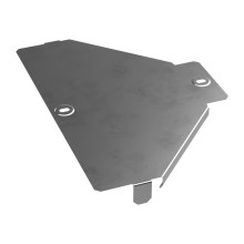 Крышка переходника симметричного Стандарт INOX (AISI 304) 300х100 Промрукав (PR16.5972)