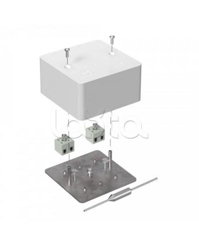 Коробка огнест40-0460-FR2.5-4-П Е15-Е60 (латунь) с термопред 85х85х45 Промрукав (40-0460-FR2.5-4-П-Е60) в Кемерово Распределительные коробки Pintop.ru