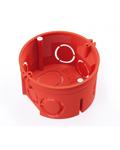 Коробка установочная безгалогенная (HF) 68х42 с саморезами без соединителя (245шт/кор) Промрукав (80-0501 С) в Кемерово Распределительные коробки Pintop.ru