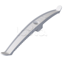 Держатель кабеля двусторонний для прямого монтажа белый (20шт/120шт уп/кор) Промрукав (PR13.0384)