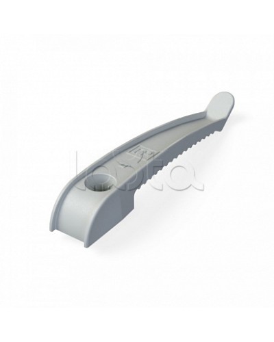 Держатель кабеля односторонний для прямого монтажа серый (20шт/240шт уп/кор) Промрукав (PR13.0380) в Кемерово Монтажные материалы Pintop.ru