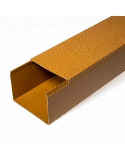 Кабель-канал бук 2-й замок в п/э 60х60 (12 м/уп) Промрукав (PR03.0203) в Кемерово Огнестойкие кабельные линии Pintop.ru