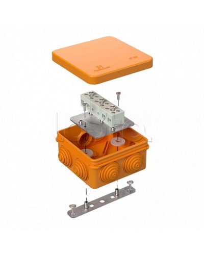 Коробка огнестойкая для о/п 40-0210-FR6.0-6 Е15-Е120 80х80х40 Промрукав в Кемерово Огнестойкие кабельные линии Pintop.ru