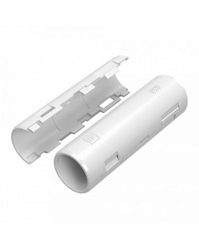 Муфта разборная d20 мм белая (70шт/840шт уп/кор) Промрукав (PR13.0418) в Кемерово Повороты, муфты, тройники Pintop.ru
