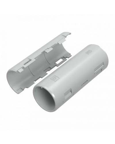 Муфта разборная d25 мм атмосферостойкая серая (40шт/640шт уп/кор) Промрукав (PR13.0411) в Кемерово Повороты, муфты, тройники Pintop.ru