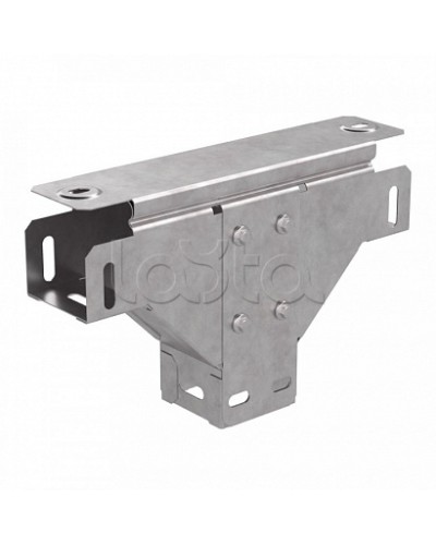 Ответвитель Т-образный вертикальный с крышкой Стандарт 50х50 Промрукав (PR16.0955) в Кемерово Аксессуары для лотков Pintop.ru