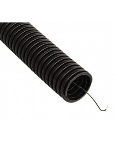 Труба гофрированная ПВХ легкая 350 Н черная с/з д20 (50 м/3000 м уп/пал) Промрукав (PR01.0056) в Кемерово Труба гофрированная Pintop.ru