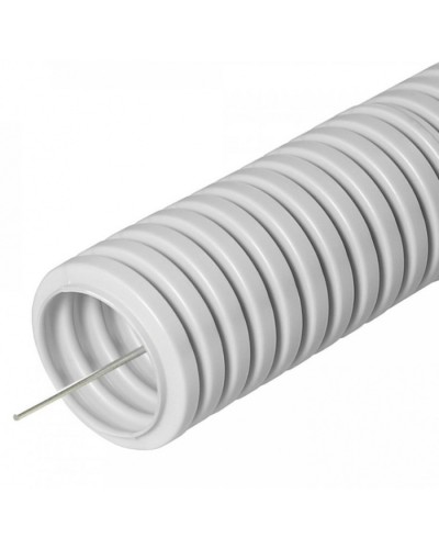 Труба гофрированная ПВХ сверхтяжелая 1100 Н серая с/з д50 (15м/660м уп/пал) Промрукав (PR.0150321) в Кемерово Труба гофрированная Pintop.ru