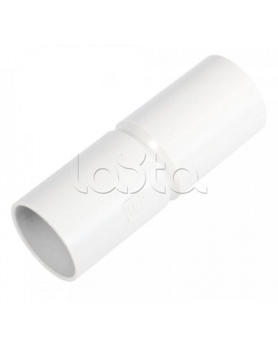 Патрубок-муфта белая д32 (36шт/324шт уп/кор) Промрукав (PR.01732б) в Кемерово Повороты, муфты, тройники Pintop.ru