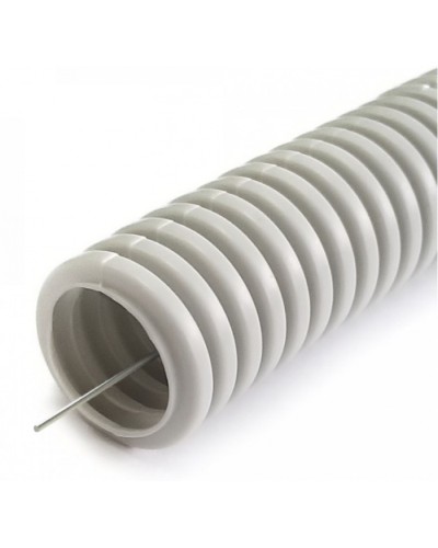 Труба гофрированная ПНД лёгкая 350 Н безгалогенная (HF) стойкая к ультрафиолету серая с/з д63 (15м/360м уп/пал) Промрукав (PR02.0135) в Кемерово Труба гофрированная Pintop.ru