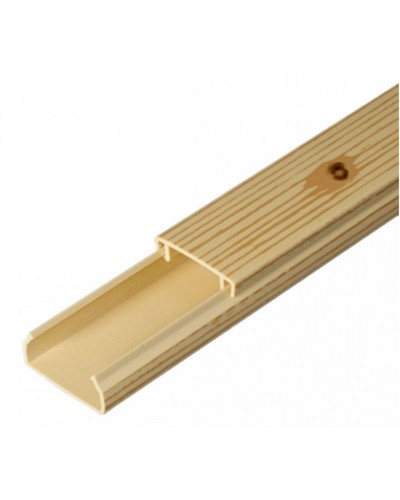 Кабель-канал сосна 2-й замок 20х10 (180м/уп) Промрукав (PR.025436) в Кемерово Кабель-канал Pintop.ru