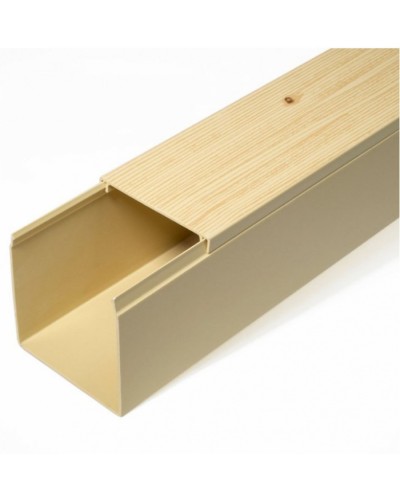 Кабель-канал сосна 2-й замок 60х60 (24м/уп) Промрукав (PR.025450) в Кемерово Кабель-канал Pintop.ru