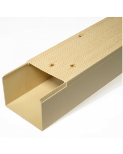 Кабель-канал сосна 2-й замок 80х60 (18м/уп) Промрукав (PR.025452) в Кемерово Кабель-канал Pintop.ru