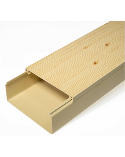 Кабель-канал сосна 2-й замок 100х40 (24м/уп) Промрукав (PR.025453) в Кемерово Кабель-канал Pintop.ru