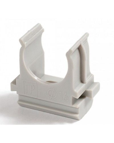 Крепёж-клипса для труб Полистирол д25 (100шт/1000шт уп/кор) Промрукав (PR.02725) в Кемерово Держатели, клипсы, скобы Pintop.ru