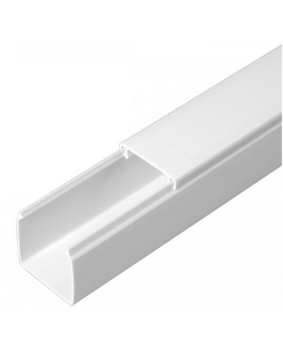 Кабель-канал белый 2-й замок в п/э 25х25 (32 м/уп) Промрукав (PR03.0051) в Кемерово Кабель-канал Pintop.ru