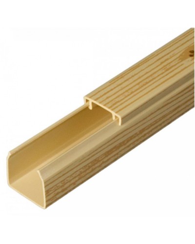 Кабель-канал сосна 2-й замок в п/э 16х16 (84 м/уп) Промрукав (PR03.0180) в Кемерово Кабель-канал Pintop.ru