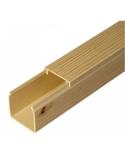 Кабель-канал сосна 2-й замок в п/э 25х25 (32 м/уп) Промрукав (PR03.0183) в Кемерово Кабель-канал Pintop.ru