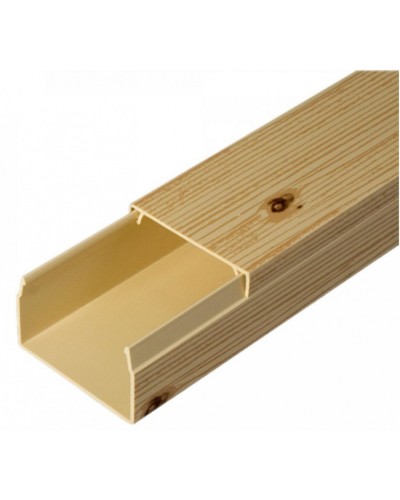 Кабель-канал сосна 2-й замок в п/э 40х25 (24 м/уп) Промрукав (PR03.0185) в Кемерово Кабель-канал Pintop.ru