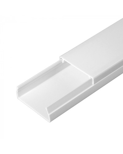 Кабель-канал белый 2-й замок в п/э 40х16 (56м/уп) Промрукав PR.0325206 в Кемерово Кабель-канал Pintop.ru