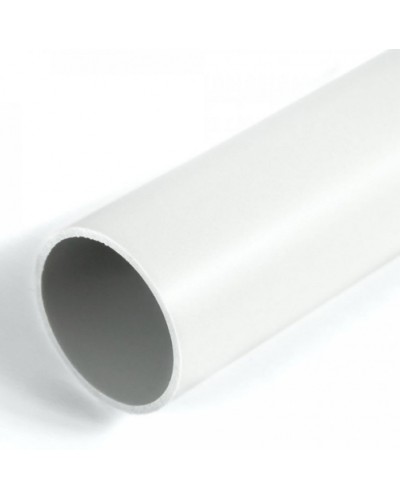 Труба жесткая ПВХ 2-х метровая легкая белая д20 (100м/уп) Промрукав (PR05.0024) в Кемерово Гладкая труба Pintop.ru