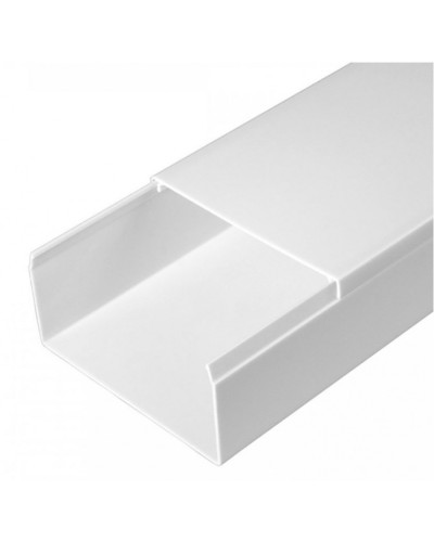 Кабель-канал белый 2-й замок в п/э 80х40 (30м/уп) Промрукав (PR.0580401) в Кемерово Кабель-канал Pintop.ru