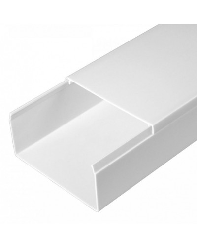 Кабель-канал белый 2-й замок в г/к 80х40 (30м/уп) Промрукав (PR.058040) в Кемерово Кабель-канал Pintop.ru