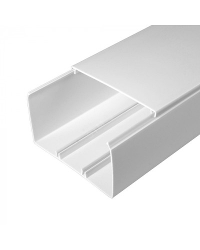 Кабель-канал белый 2-й замок в п/э 100х60 (16м/уп) Промрукав PR.0610061 в Кемерово Кабель-канал Pintop.ru